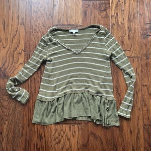 Anthropologie long sleeve comfy shirt